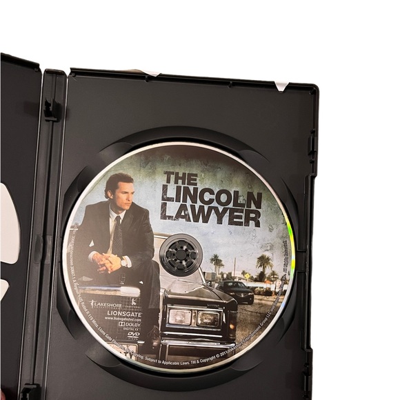 The Lincoln Lawyer DVD with Matthew Mcconaughey - Picture 2 of 2